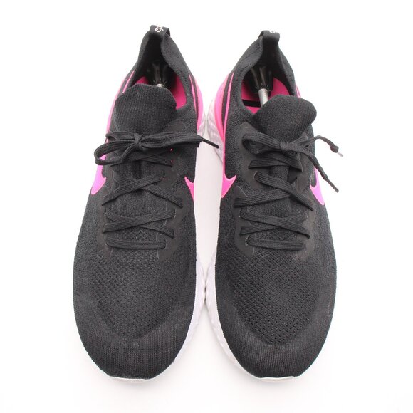 Nike Epic React Flyknit 2 Black Pink Swoosh Men's US 15 Running BQ8928- 013 - Picture 2 of 10